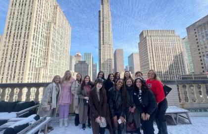 Ashland University students in New York